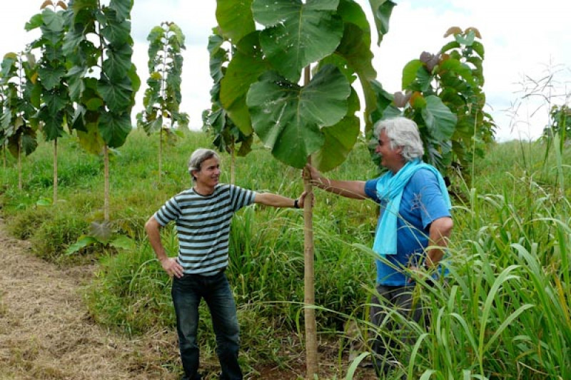 Gerd Deininger und Projektpartner in Costa Rica