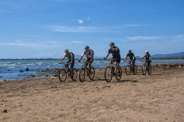 Radfahren am Nicaraguasee
