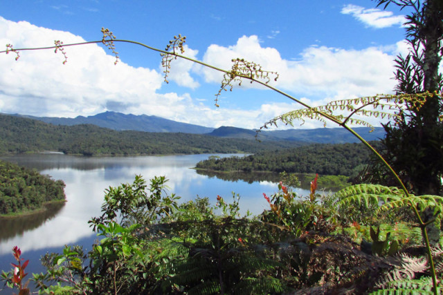 Panoramablick auf die Lagune Huamanapata