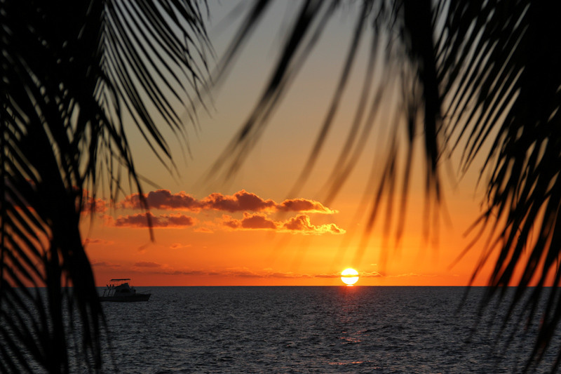 Sonnenuntergang auf Kuba